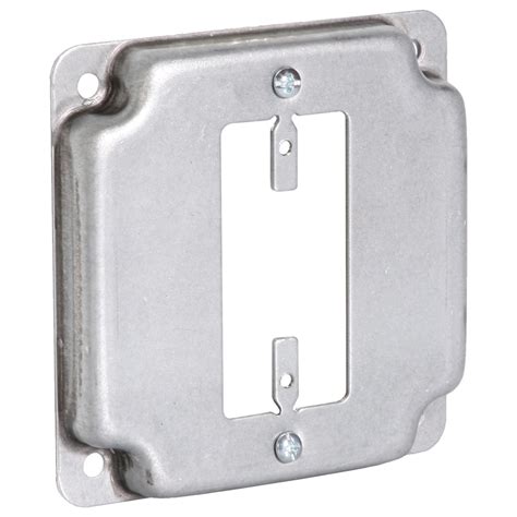 raco 1-gang rectangle metal electrical box cover|raco electrical box mounting brackets.